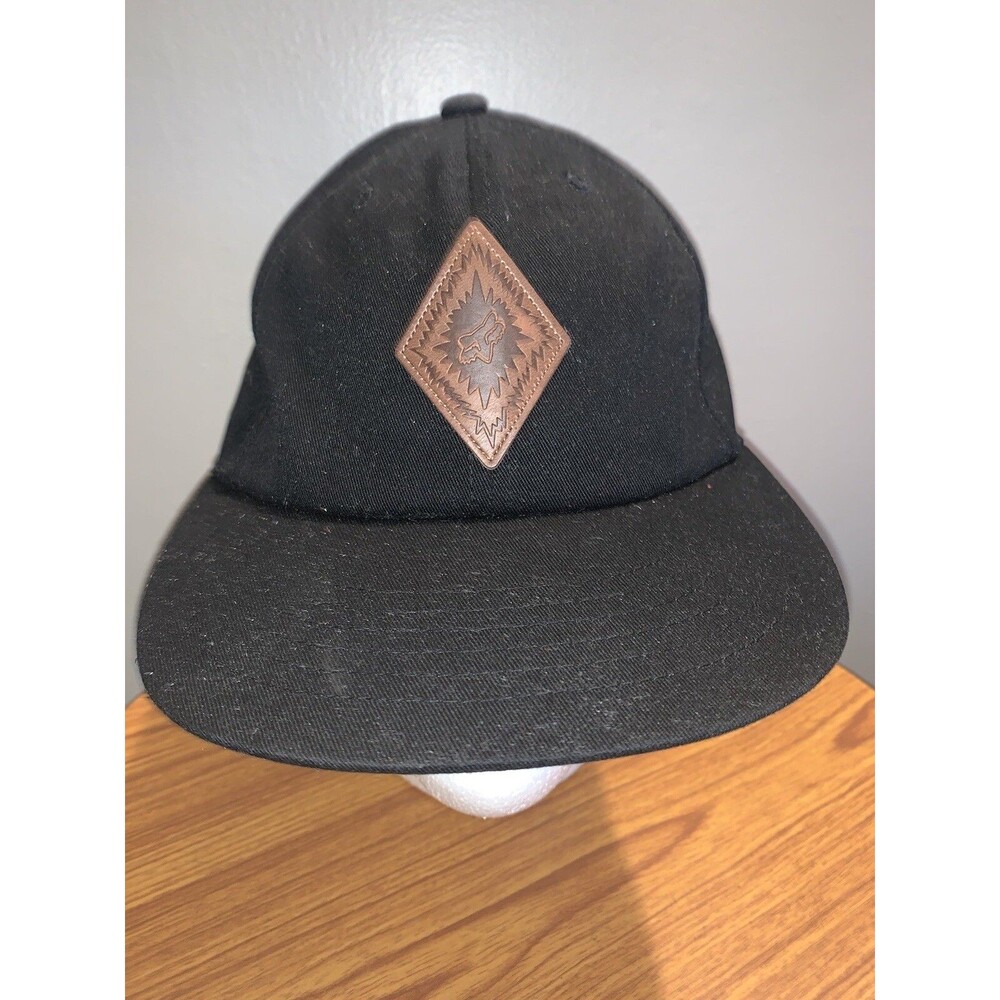 Fox Racing Fox Head Black Snapback Hat
